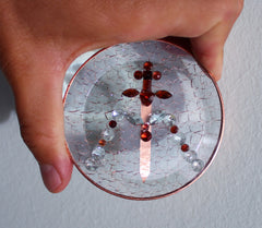 ArchAngel Michael Disc - Protects Against Psychic Attacks, Activates Throat and Base Charka, Assists n Communication, Offers Healing and Protection, Gives Courage and Strength to Face Any Challenge